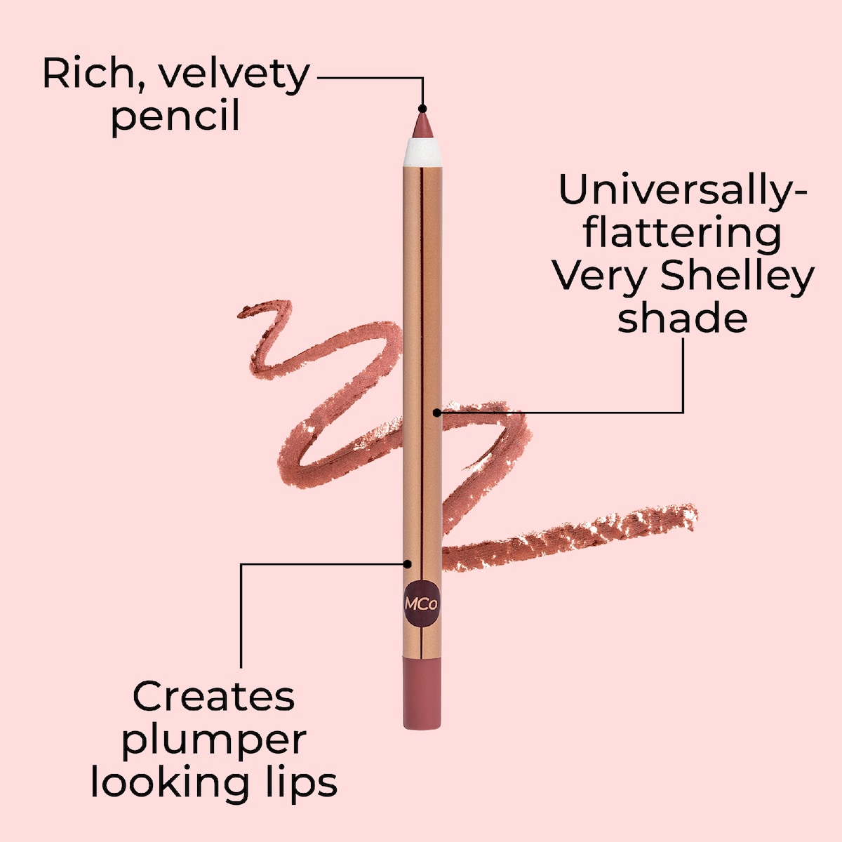 Mcobeauty Perfect Pout Lip Liner Very Shelley 1.2g