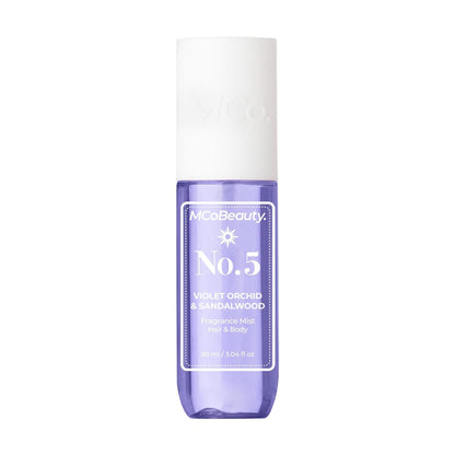 Mcobeauty Fragrance Mist Hair & Body No. 5 Violet Orchid & Sandalwood 90ml