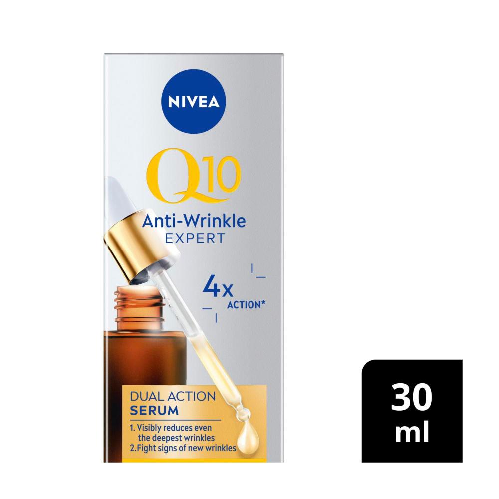 Nivea Q10 Dual Anti Wrinkle Action Serum - 30mL