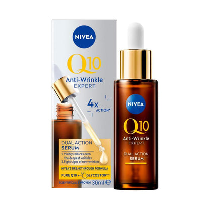 Nivea Q10 Dual Anti Wrinkle Action Serum - 30mL