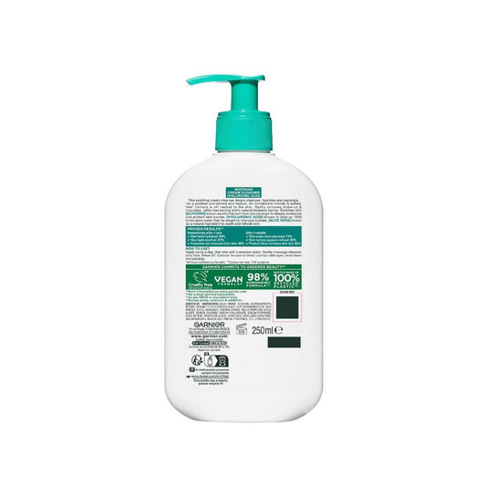 Garnier Soothing Cream eanser Hyaluronic Aloe - 250mL