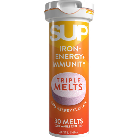 SUP Iron Energy Immunity Melts Strawberry 30 pack