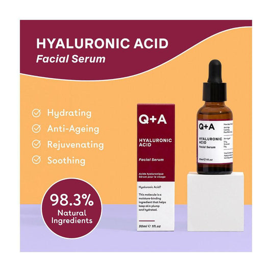 Q+A Hyaluronic Acid Face Serum - 30mL