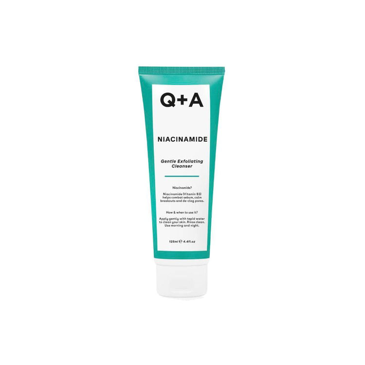 Q+A Niacinamide Gentle Exfoliating Cleanser - 125mL