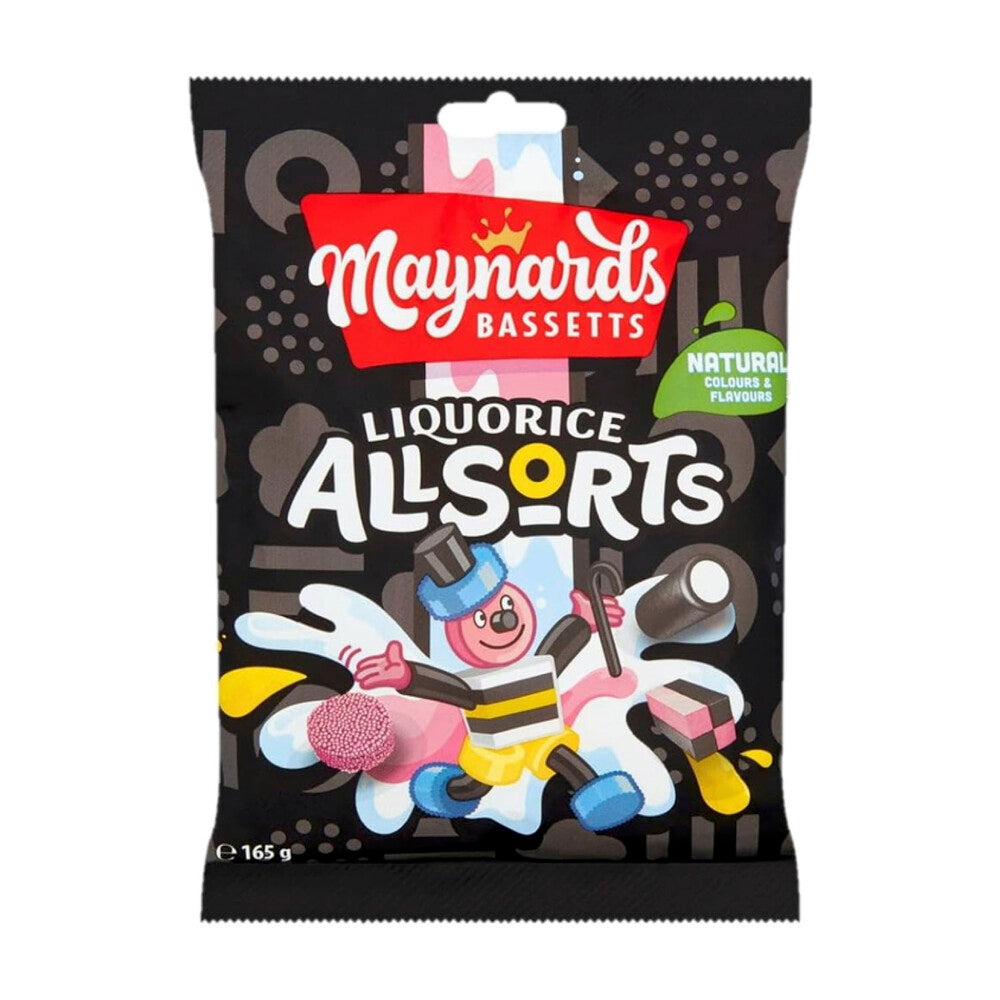Maynards Bassetts Licorice Allsorts - 165 GRAM