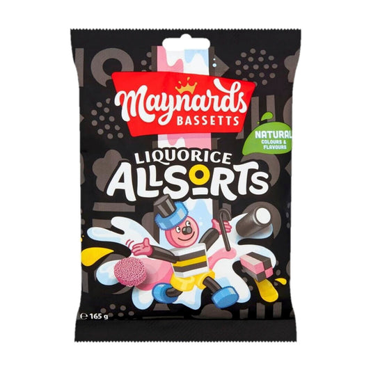 Maynards Bassetts Licorice Allsorts - 165 GRAM