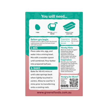 Green's Date Loaf Mix - 415g
