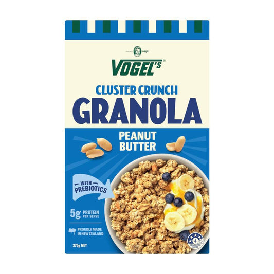Vogel's Cluster Crunch Prebiotic Granola Peanut Butter - 375GRAM