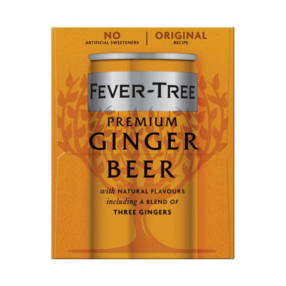 Fever-Tree Premium Ginger Beer 4x250ml - 1L