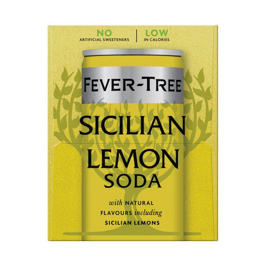 Fever-Tree Sicilian Lemon Soda 4x250ml - 4 Pack