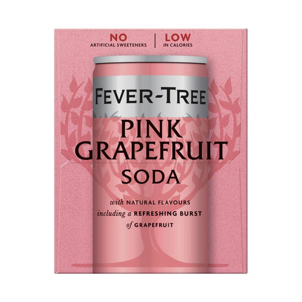 Fever-Tree Pink Grapefruit Soda 4x250ml - 1L