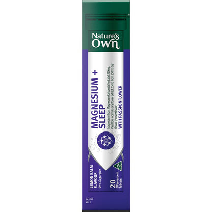 Nature's Own Magnesium & Sleep Effervescent Tablets 40 Pack