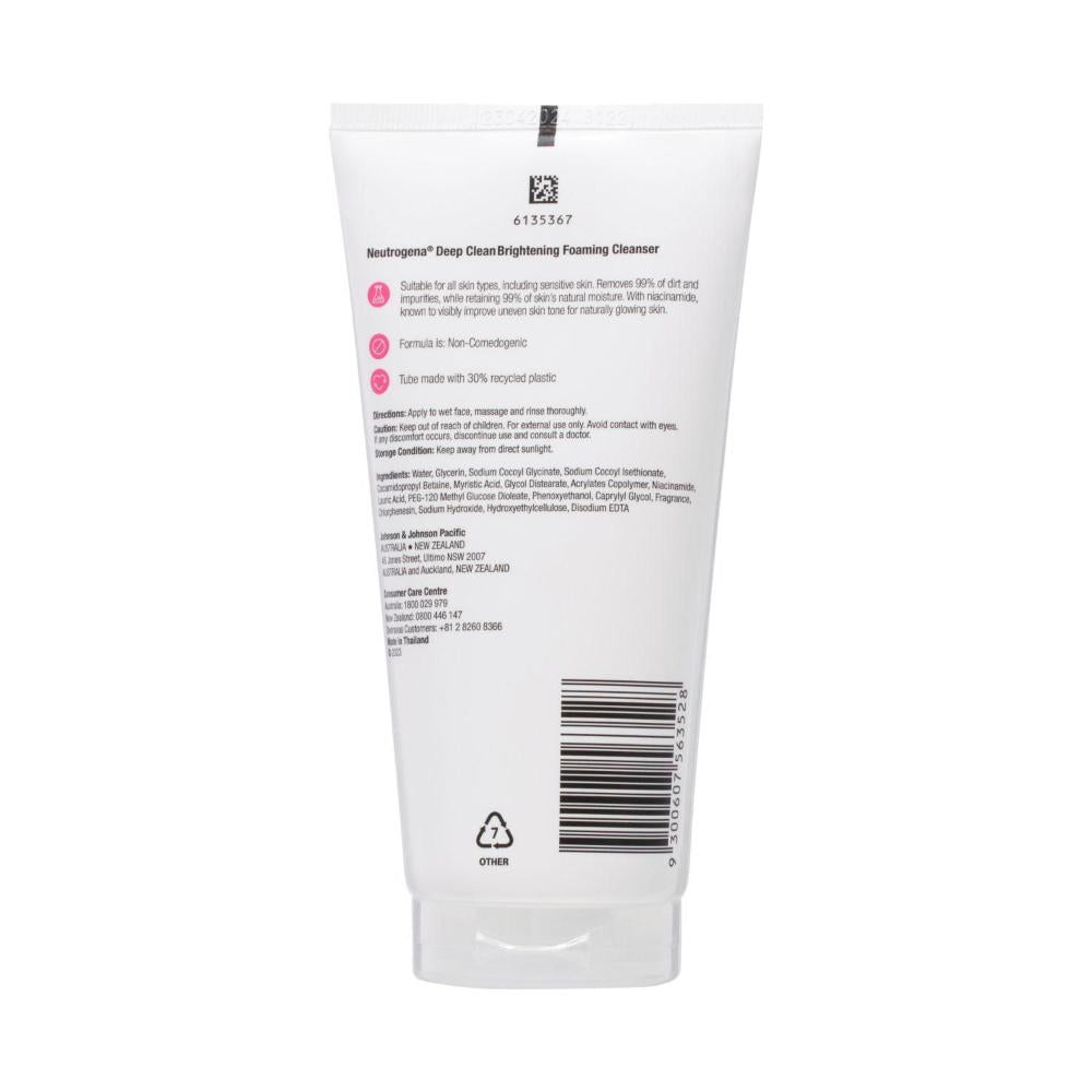 Neutrogena Deep ean Brightening Foaming eanser - 150mL