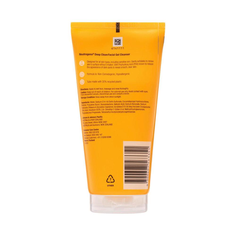 Neutrogena Deep ean Facial Gel eanser - 150g