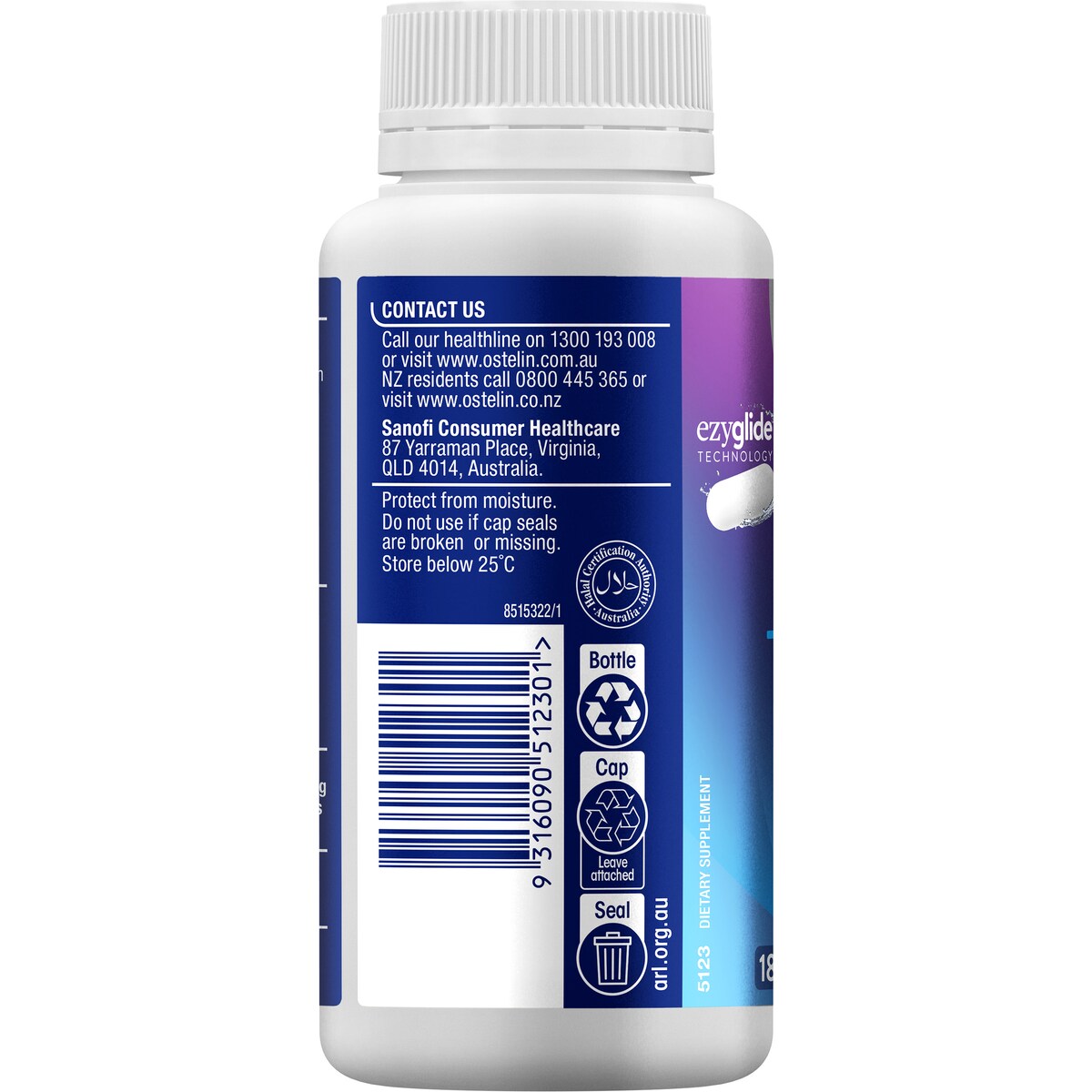 Ostelin Calcium & Vitamin D3 + Magnesium Tablets 100 pack