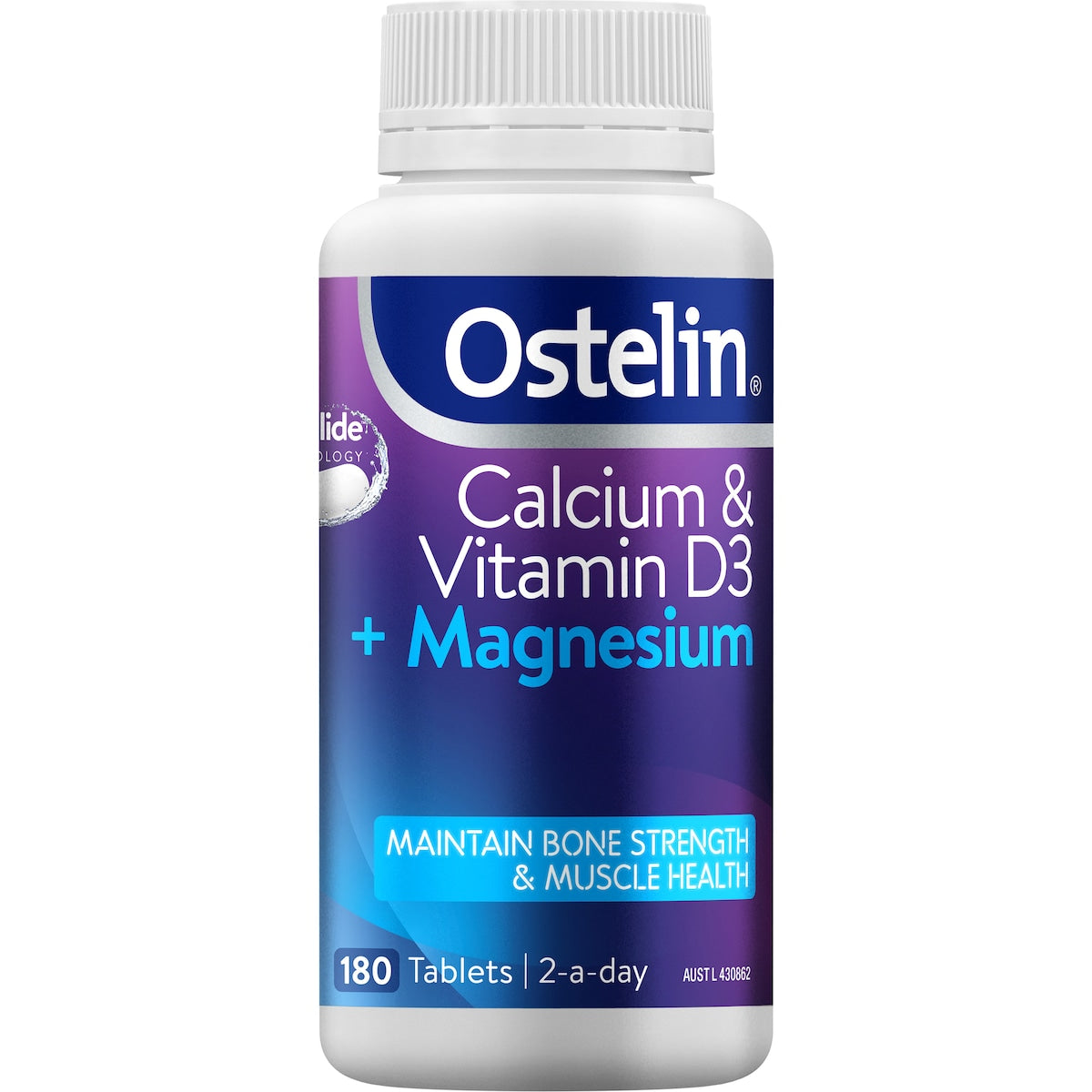 Ostelin Calcium & Vitamin D3 + Magnesium Tablets 180 Pack