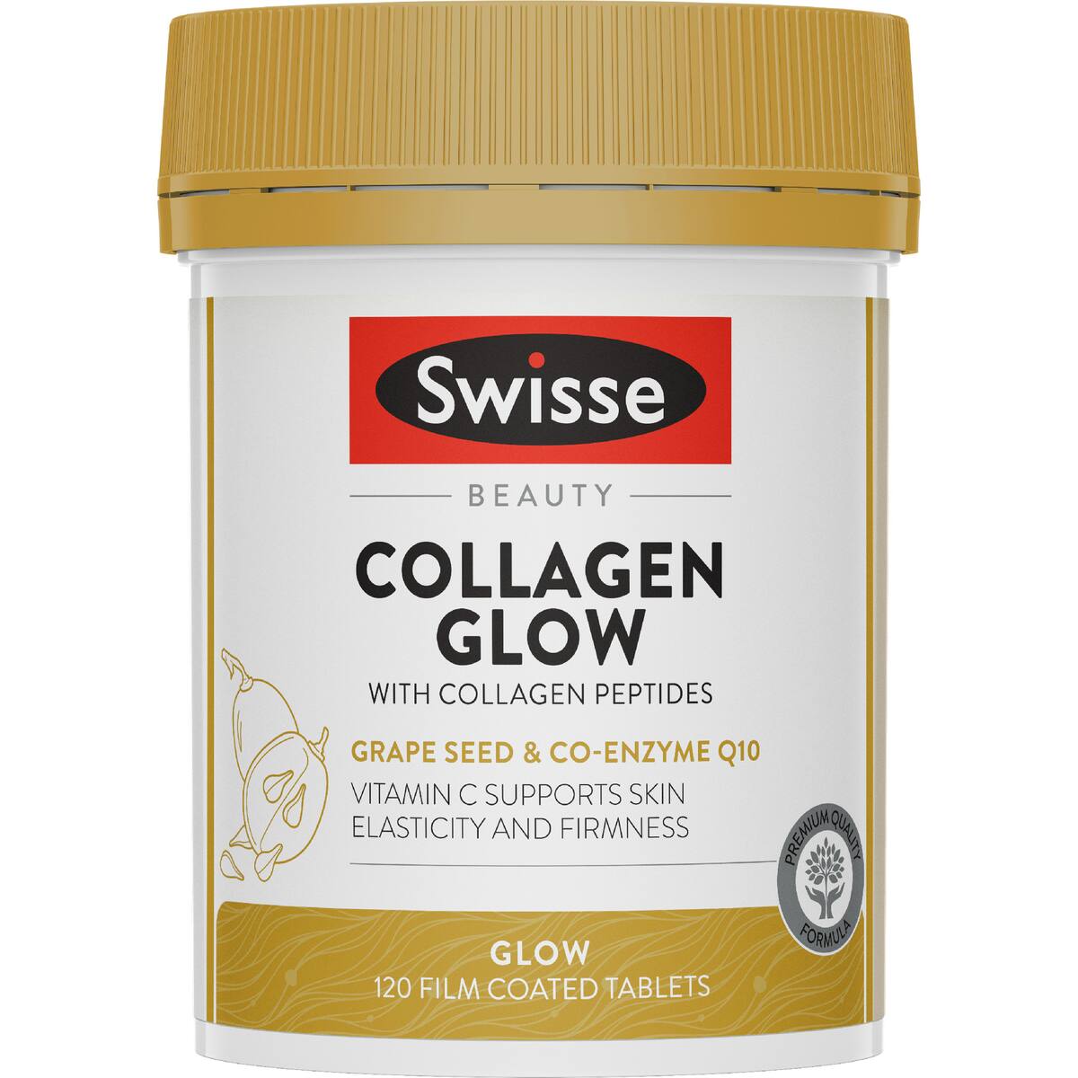 Swisse Beauty Collagen Glow Peptides Tablets 120 Pack