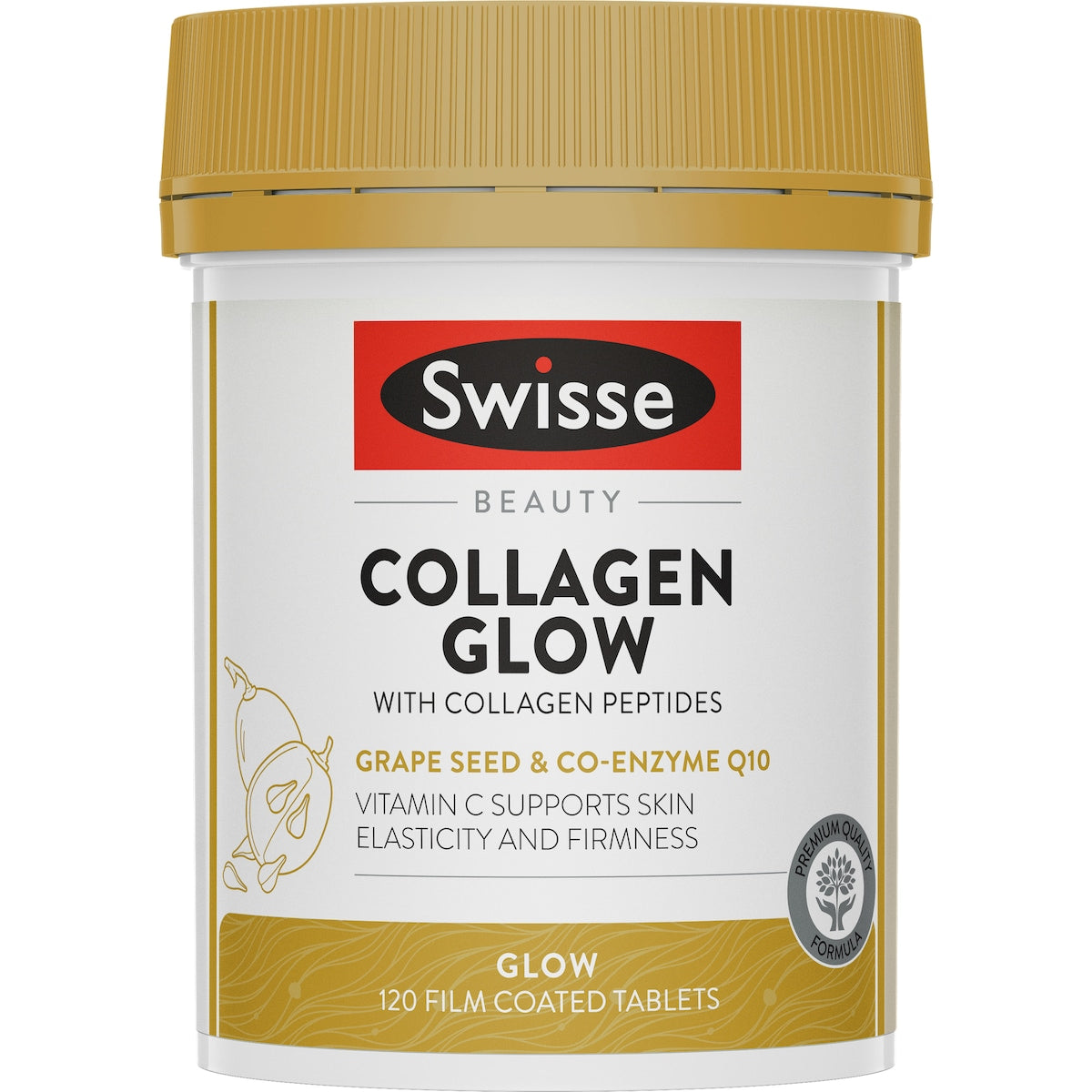 Swisse Beauty Collagen Glow Peptides Tablets 120 Pack