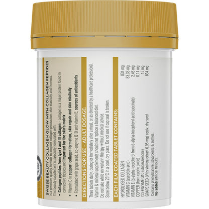 Swisse Beauty Collagen Glow Tablets 120 pack