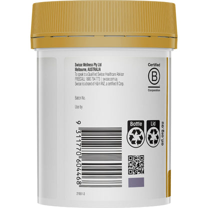Swisse Beauty Collagen Glow Peptides Tablets 120 Pack