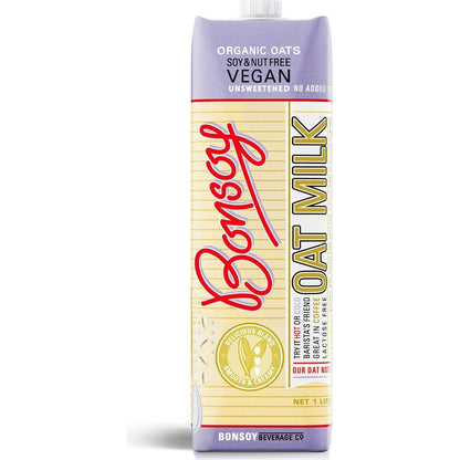Bonsoy Unsweetened Oat Milk 1l