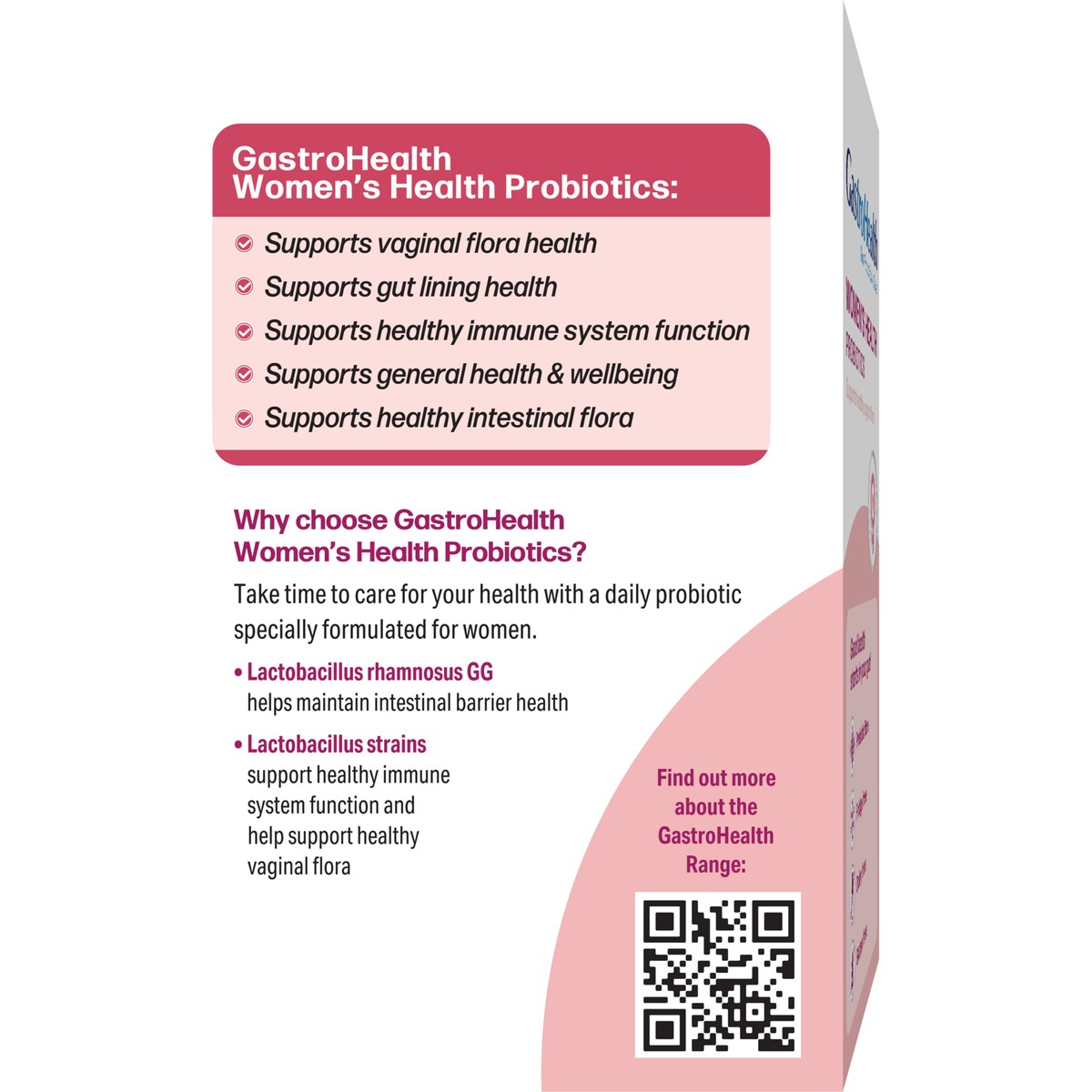 Gastrohealth Women's Health Probiotics Hard Capsules 30 Pack