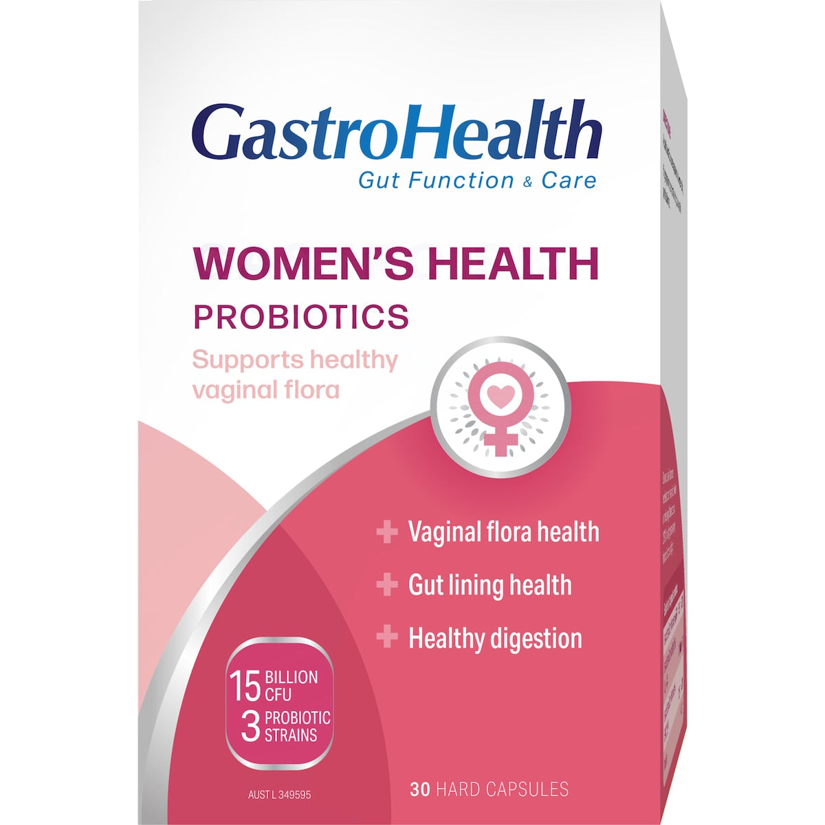 Gastrohealth Women's Health Probiotics Hard Capsules 30 Pack