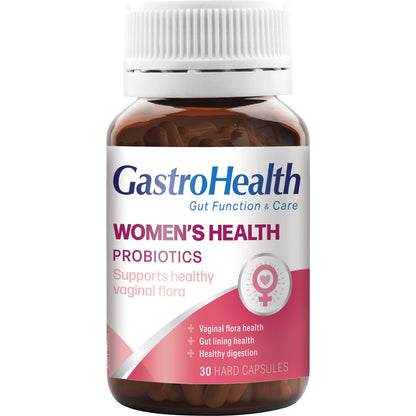 Gastrohealth Women's Health Probiotics Hard Capsules 30 Pack