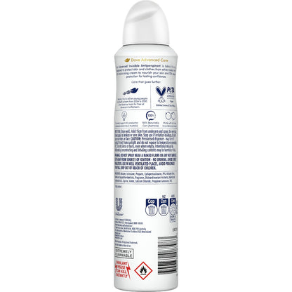 Dove Women Advanced 72hr Deodorant Aerosol Invisible 250ml