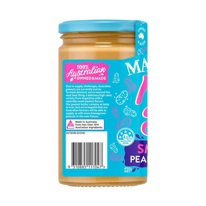 Mayver's Lovli Spoon Smooth Peanut Butter - 450g
