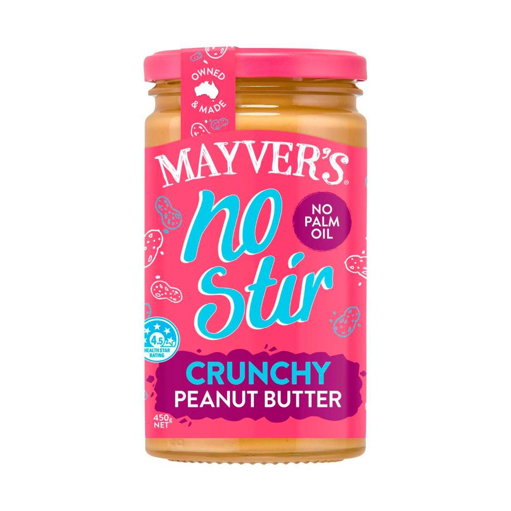 Mayver's Lovli Spoon Crunchy Peanut Butter - 450g