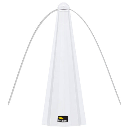 Brilliant White No Fly Zone Fly Repellent Fan - 92 x 242mm - 2 Pack