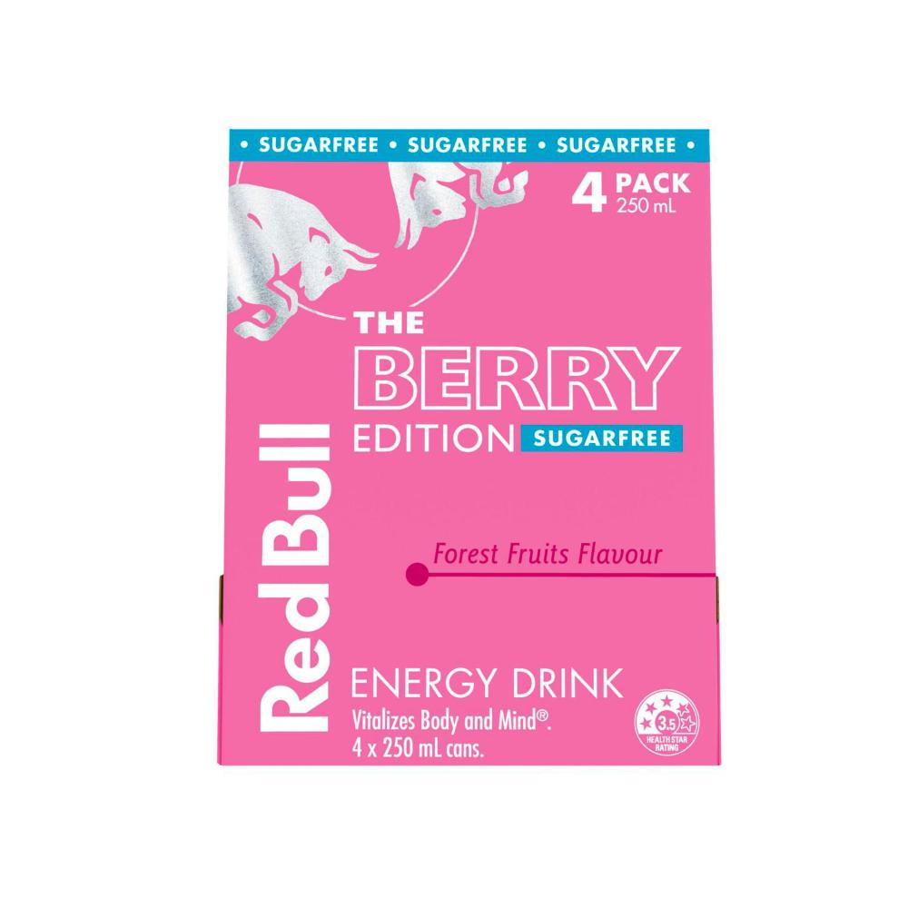 Red Bull Energy Drink 4x250ml - 4 pack