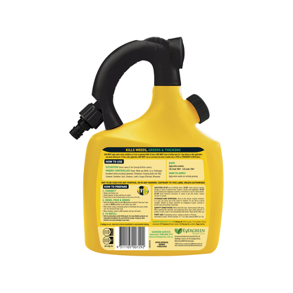 Scotts Lawn Builder Weed Feed & Green Up - WeedKill & Fertiliser - Refillable Pro Sparyer Bottle - 2.8L