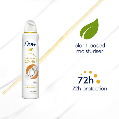 Dove Advanced Care Deodorant Coconut & Jasmine Flower 72h 250 Ml
