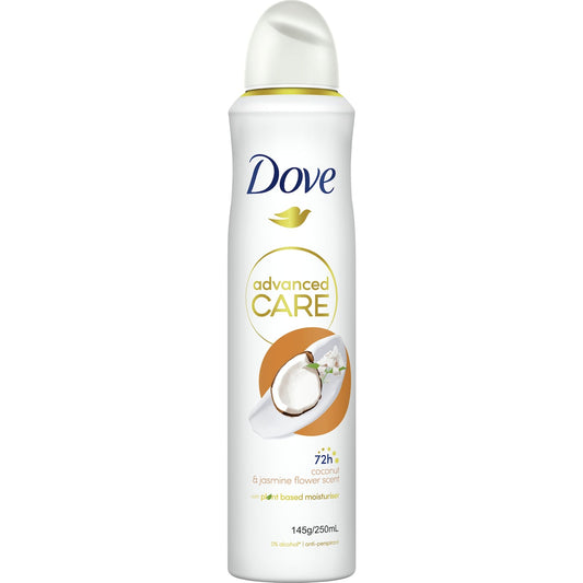Dove Advanced Care Deodorant Coconut & Jasmine Flower 72h 250 Ml