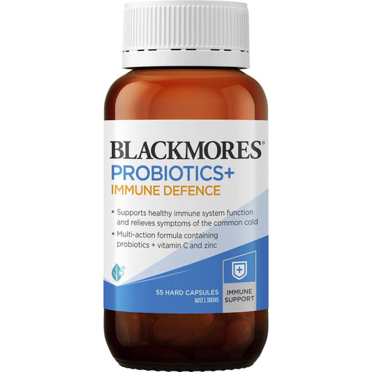 Blackmores Probiotics+ Immune Defence Capsules 55 Pack