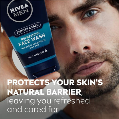 Nivea Men Refreshing Face Wash With Aloe Vera 100ml