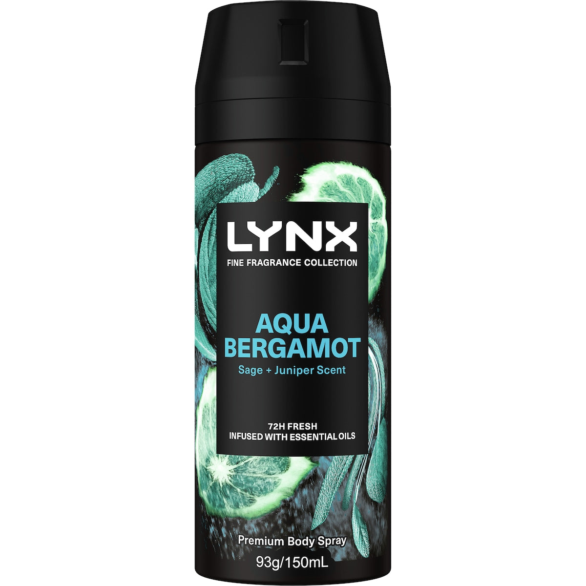 Lynx Fine Fragrance Body Spray Aqua Bergamot 150ml