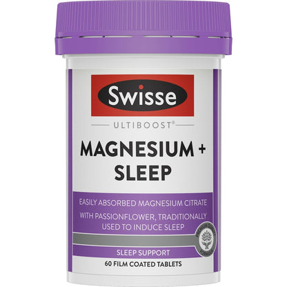 Swisse Ultiboost Magnesium + Sleep Tablets 60 Pack