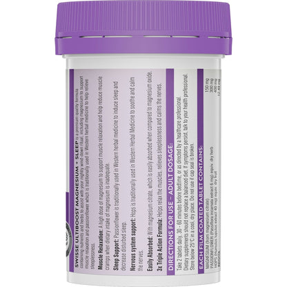 Swisse Ultiboost Magnesium + Sleep Tablets 60 Pack