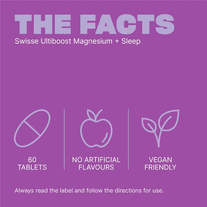 Swisse Ultiboost Magnesium + Sleep Tablets 60 Pack