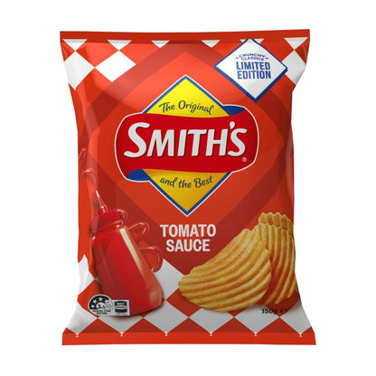 Smiths Crinkle Potato Chips Tomato Sauce - 150GRAM