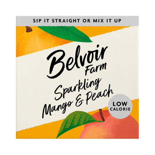 Belvoir Farm Mango & Peach 4x330ml - 4 Pack