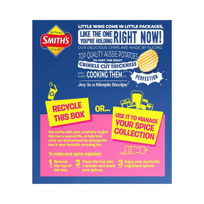 Smith's Potato Chip Lunchbox Multipack Original 8 Pack - 152g