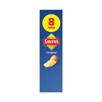 Smith's Potato Chip Lunchbox Multipack Original 8 Pack - 152g