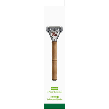 Bulldog Original Bamboo Razor Handle Kit Each