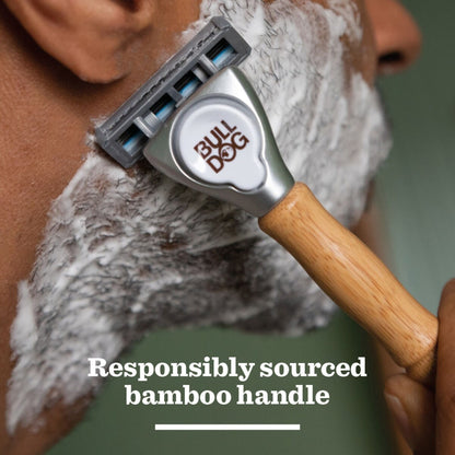 Bulldog Original Bamboo Razor Handle Kit Each