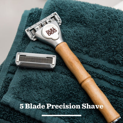 Bulldog Original Bamboo Razor Handle Kit Each