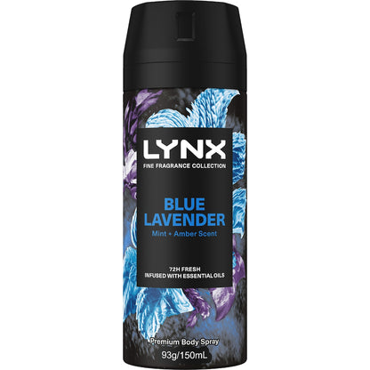 Lynx Fine Fragrance Body Spray Blue Lavender 150ml